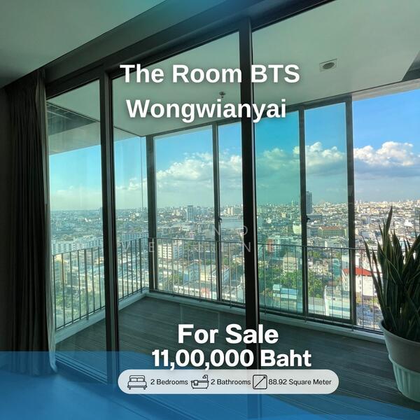 The Room BTS Wongwianyai, กรุงเทพ, 44 KrungThonBuri Road, คลองต้นไทร, คลองสาน, กรุงเทพ, 89 ตร.ม., คอนโด ขาย, โดย Land Riverline Real Estate, 11778571 - DDproperty.com