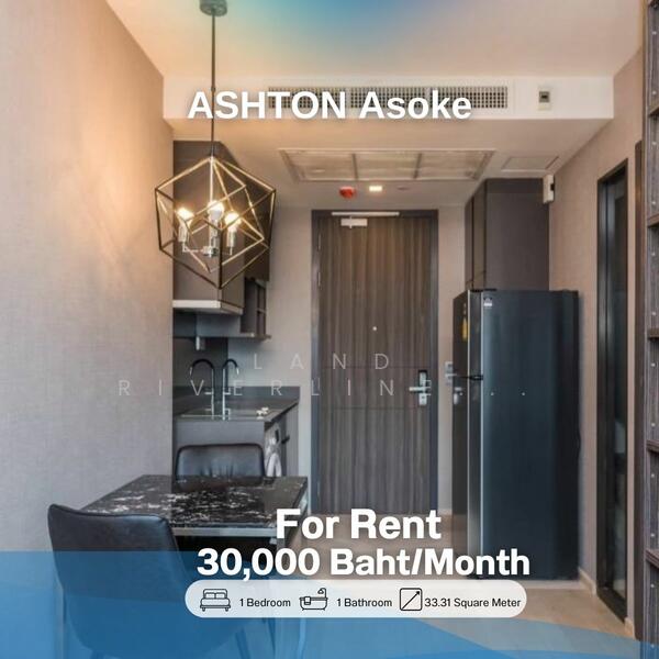 ASHTON Asoke, Bangkok, 131 Asoke Montri Road, Khlongtoei Nua, Watthana, Bangkok, 1 Bedroom, 33 sqm, Condo For Rent, by Land Riverline Real Estate, 11781123 - DDproperty.com