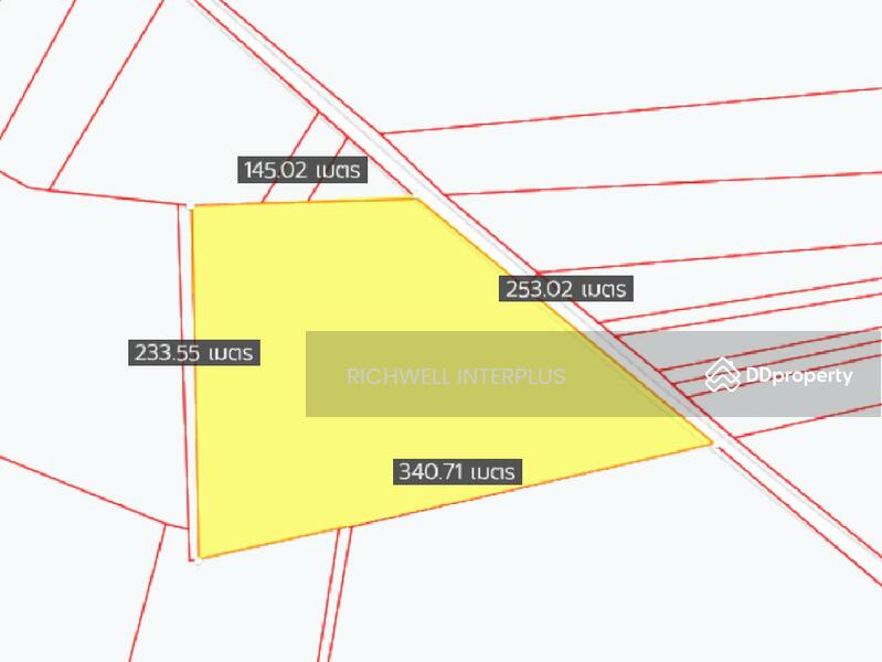 For Sale - Land for sale in Hua Wa, 32 rai, on a paved road, 6 km from Rojana Industrial Estate,, Prachin Buri