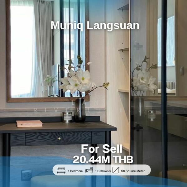 Muniq Langsuan : มิวนีค หลังสวน, กรุงเทพ, ซอยต้นสน, ลุมพินี, ปทุมวัน, กรุงเทพ, 56 ตร.ม., คอนโด ขาย, โดย Land Riverline Real Estate, 11781441 - DDproperty.com