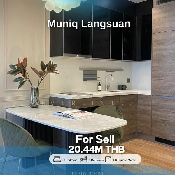 Muniq Langsuan, Bangkok, Soi Tonson, Lumphini, Pathum Wan, Bangkok, 1 Bedroom, 56 sqm, Condo For Sale, by Land Riverline Real Estate, 11781441 - DDproperty.com