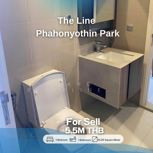 The Line Phahonyothin Park, Bangkok, 1090 Phahonyothin Road, Jom Phon, Chatuchak, Bangkok, 1 Bedroom, 33 sqm, Condo For Sale, by Land Riverline Real Estate, 11781859 - DDproperty.com
