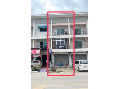 ขาย - ขายด่วนอาคารพาณิชย์ 3 ชั้น 4 ห้องนอน 3 ห้องน้ำ ติดถนน ทำการค้าได้ดี, สมุทรสาคร