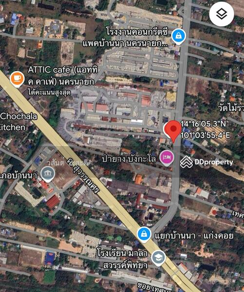 ขาย - ตึกแถว 3ชั้น ติดถนน ใกล้สามแยกบ้านนา-แก่งคอย พื้นที่ 29 ตร.ว. ทำเลดีค้าขายได้, นครนายก