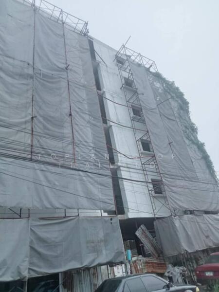For Sale - ขาย อาคารอพาร์ทเม้นท์ 6 ชั้น ถนนรัชดาภิเษก เนื้อที่ 183 ตารางวา ปัจจุบันอาคารก่อสร้างได้ ประมาณ 70%, Bangkok
