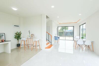 ขาย - ขายบ้านเดี่ยว 2 ชั้น บ้านใหม่สไตล์นอร์ดิก 4 ห้องนอน 3 ห้องน้ำ ใจกลางเมืองสามพราน, นครปฐม