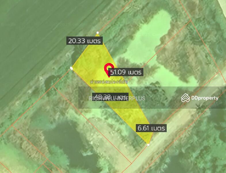For Sale - Land for sale, Khlong Udom Chonlachon, filled in, area 207 sq m, near Pongpol fresh market 10 km,, Chachoengsao