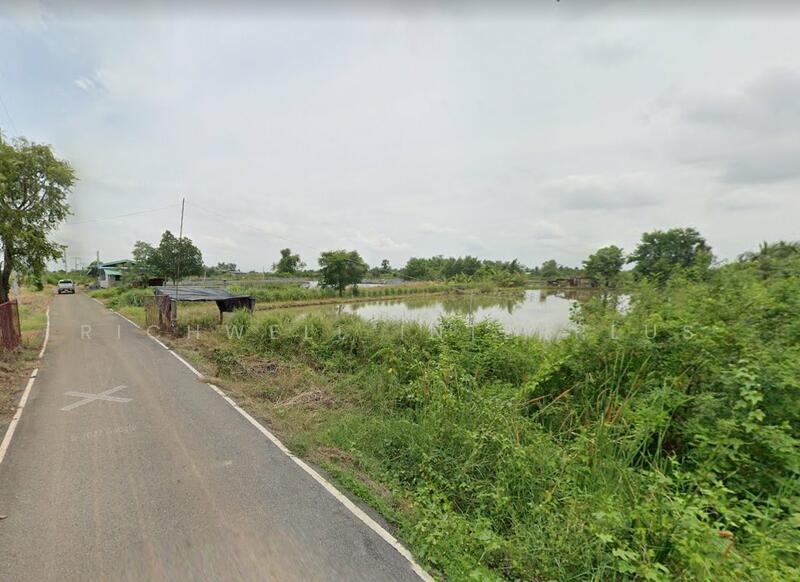 ขาย - ขายที่บ่อบางขนาก 21 ไร่ ติดถ.ลาดยาง ติดแม่น้ำบางปะกง ใกล้ถนน3481 - 1.8 กม., ฉะเชิงเทรา