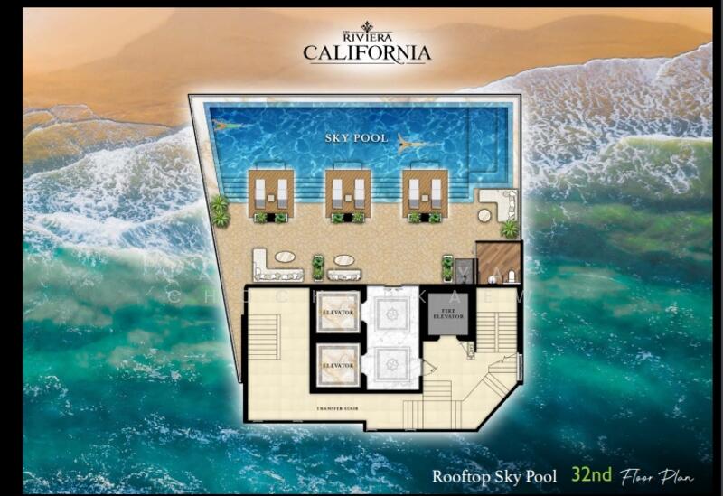 The Riviera California, ชลบุรี, หนองปรือ, บางละมุง, ชลบุรี, 72 ตร.ม., คอนโด ขาย, โดย Arthittaya Chochorkaew, 11798532 - DDproperty.com