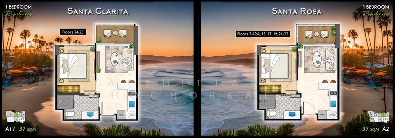 The Riviera California, Chon Buri (Pattaya), Nong Pru, Bang Lamung (Pattaya), Chon Buri (Pattaya), 2 Bedrooms, 72 sqm, Condo For Sale, by Arthittaya Chochorkaew, 11798532 - DDproperty.com