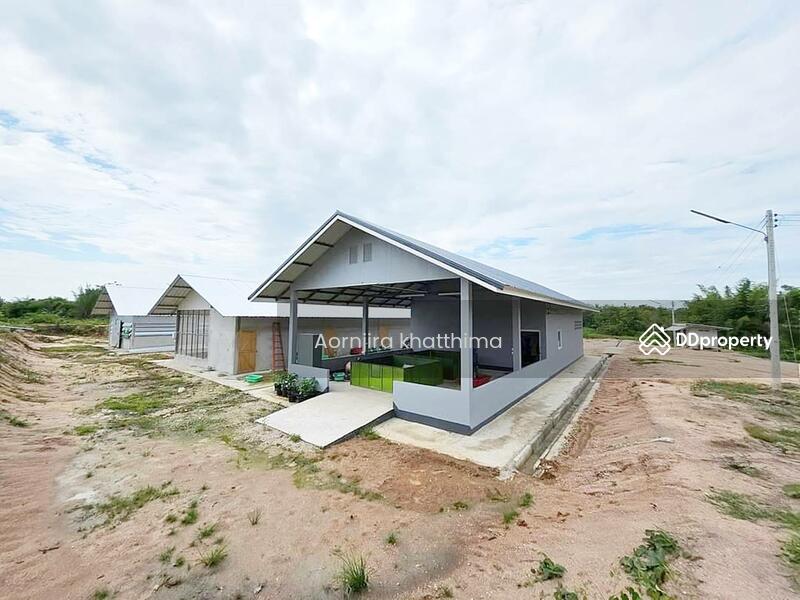 For Sale - S1855 Land for sale/rent with a house and building, next to a rural highway, Lampang Province., Lampang