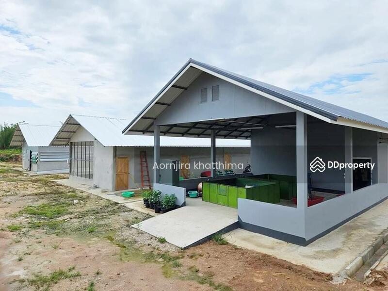For Sale - S1855 Land for sale/rent with a house and building, next to a rural highway, Lampang Province., Lampang
