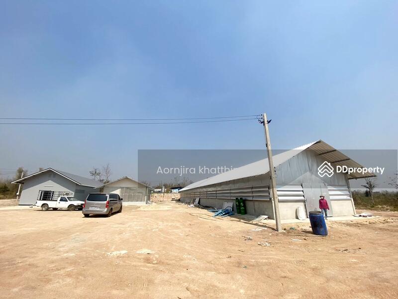 For Sale - S1855 Land for sale/rent with a house and building, next to a rural highway, Lampang Province., Lampang