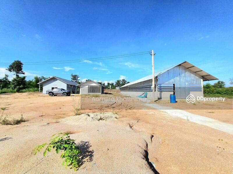 For Sale - S1855 Land for sale/rent with a house and building, next to a rural highway, Lampang Province., Lampang