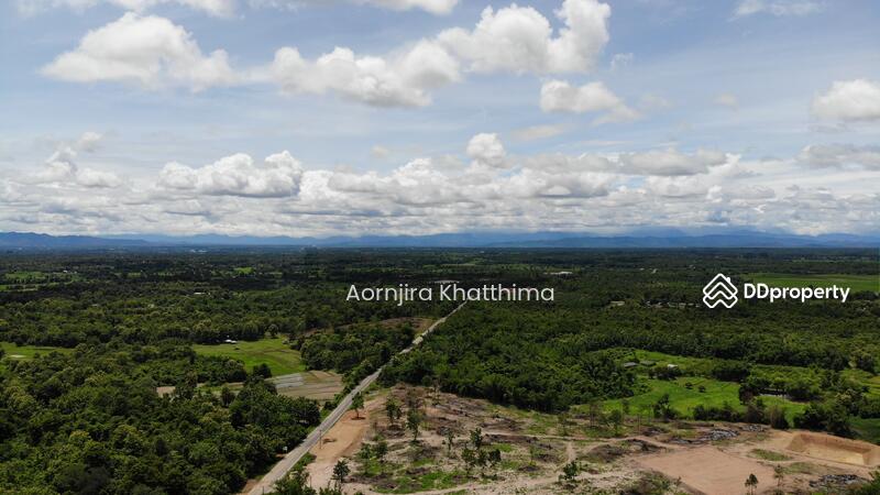 For Sale - S1855 Land for sale/rent with a house and building, next to a rural highway, Lampang Province., Lampang