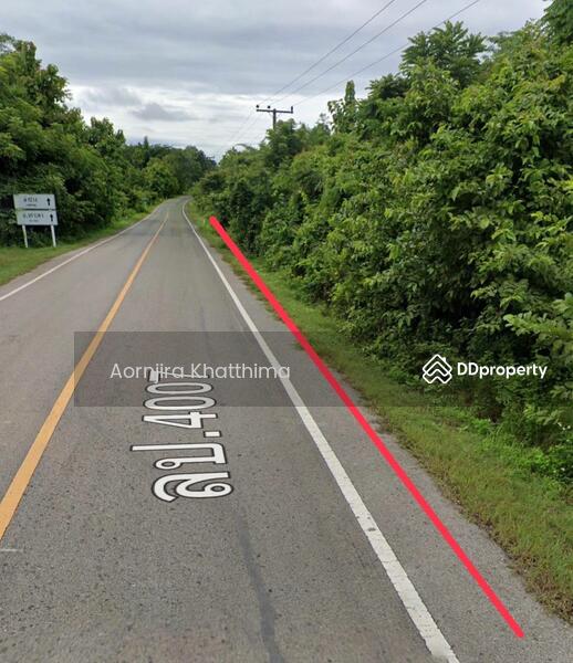 For Sale - S1855 Land for sale/rent with a house and building, next to a rural highway, Lampang Province., Lampang