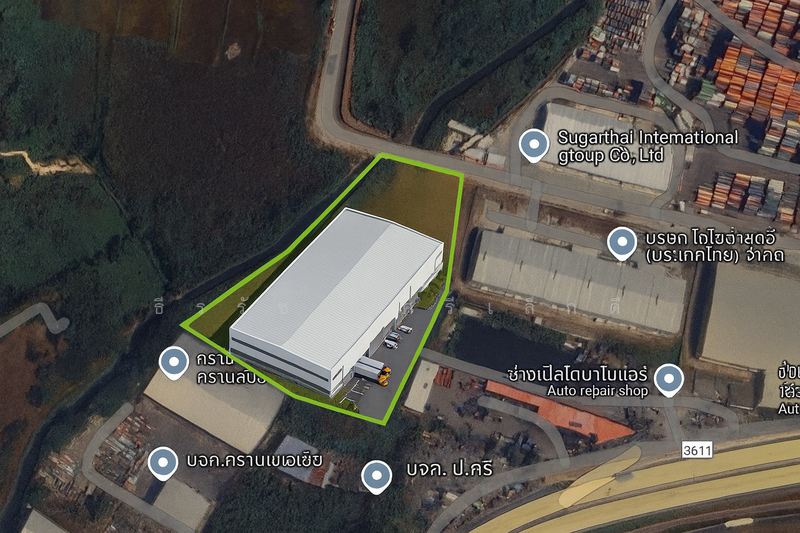 ภาพจำลอง โรงงาน บนที่ดิน