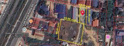 ขาย - ขายที่ดินเปล่า เนื้อที่ 1 ไร่ 1 งาน 35 ตร.ว. ใกล้จุดขึ้น-ลง Motorway, ชลบุรี