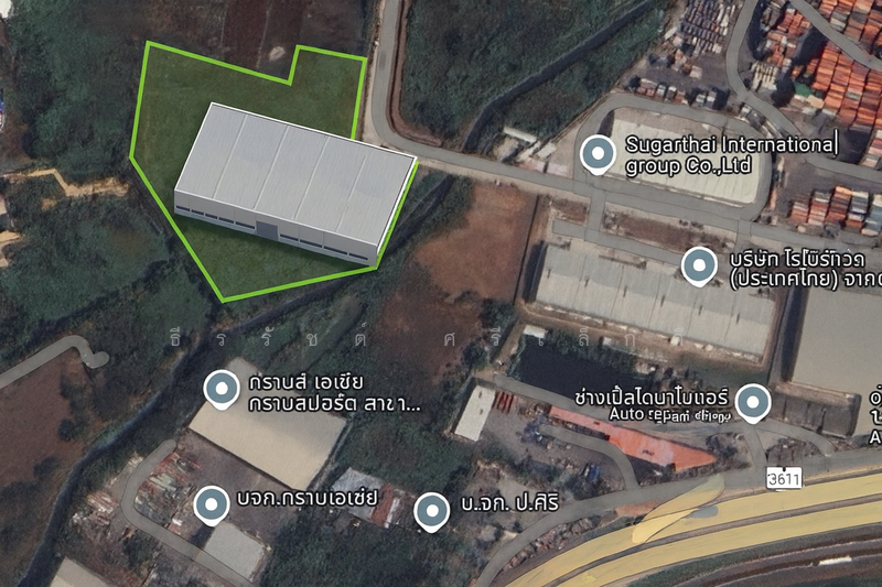 ภาพจำลอง โรงงาน บนที่ดิน