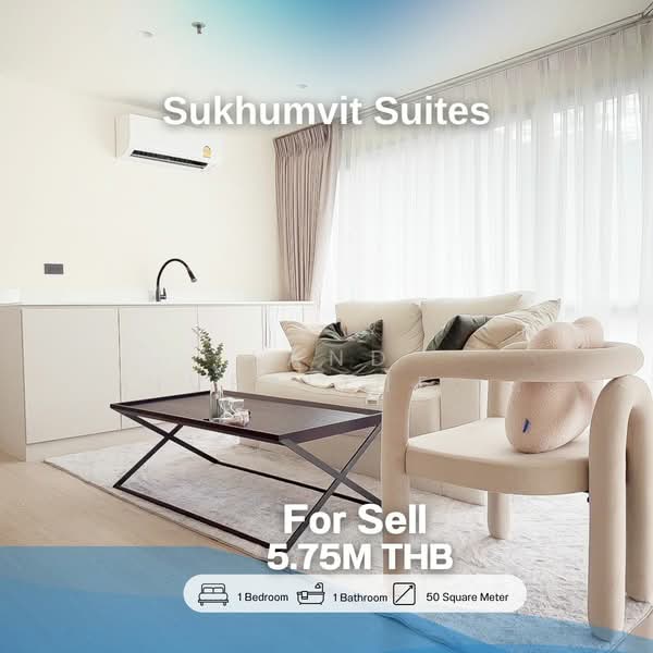 Sukhumvit Suite : สุขุมวิท สวีท, กรุงเทพ, 19 ซอยสุขุมวิท 13, คลองเตยเหนือ, วัฒนา, กรุงเทพ, 50 ตร.ม., คอนโด ขาย, โดย Land Riverline Real Estate, 11805686 - DDproperty.com