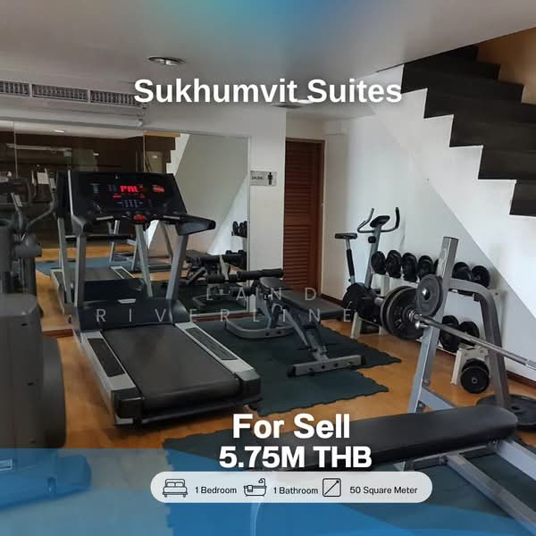 Sukhumvit Suite, Bangkok, 19 Soi Sukhumvit 13, Khlongtoei Nua, Watthana, Bangkok, 1 Bedroom, 50 sqm, Condo For Sale, by Land Riverline Real Estate, 11805686 - DDproperty.com