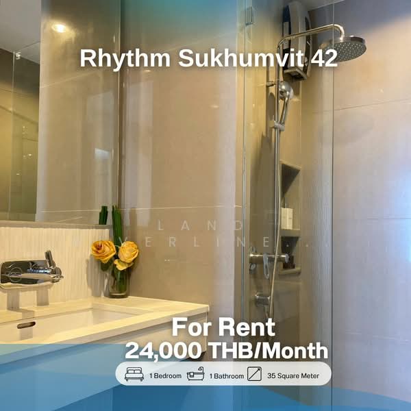 Rhythm Sukhumvit 42 : ริทึ่ม สุขุมวิท 42, กรุงเทพ, ซอยสุขุมวิท 42, พระโขนง, คลองเตย, กรุงเทพ, 35 ตร.ม., คอนโด ให้เช่า, โดย Land Riverline Real Estate, 11805752 - DDproperty.com