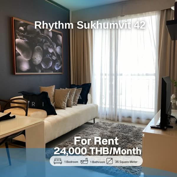 Rhythm Sukhumvit 42 : ริทึ่ม สุขุมวิท 42, กรุงเทพ, ซอยสุขุมวิท 42, พระโขนง, คลองเตย, กรุงเทพ, 35 ตร.ม., คอนโด ให้เช่า, โดย Land Riverline Real Estate, 11805752 - DDproperty.com