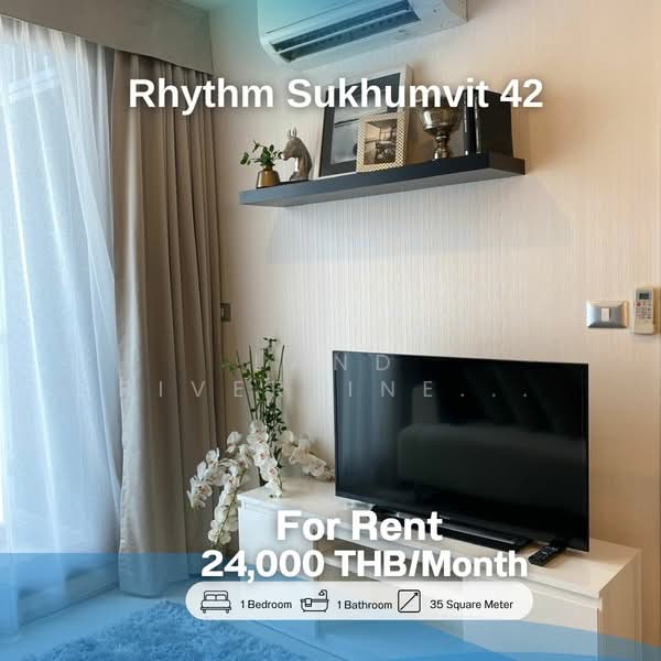 Rhythm Sukhumvit 42 : ริทึ่ม สุขุมวิท 42, กรุงเทพ, ซอยสุขุมวิท 42, พระโขนง, คลองเตย, กรุงเทพ, 35 ตร.ม., คอนโด ให้เช่า, โดย Land Riverline Real Estate, 11805752 - DDproperty.com