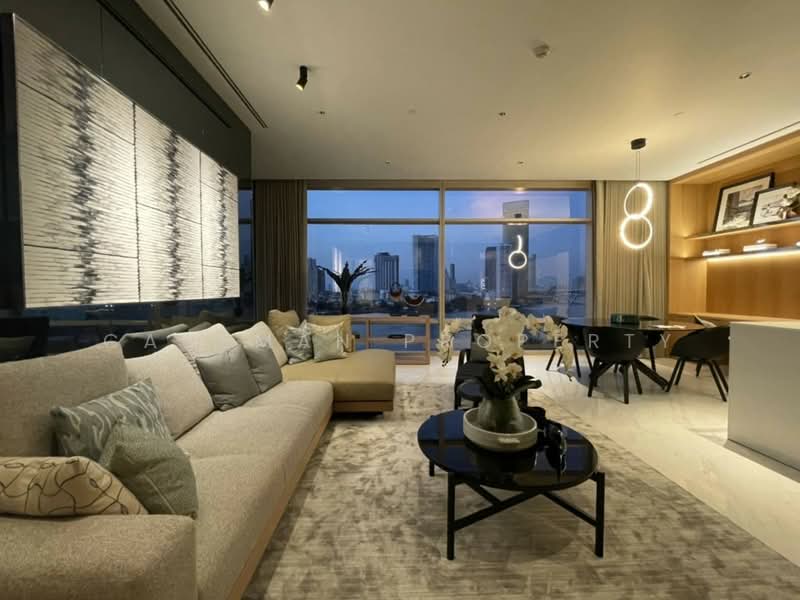 Four Seasons Private Residences, Bangkok, 300 Charoen Krung Road, Yan Nawa, Sathon, Bangkok, 2 Bedrooms, 138 sqm, Condo For Rent, by Caveman Property, 11809191 - DDproperty.com