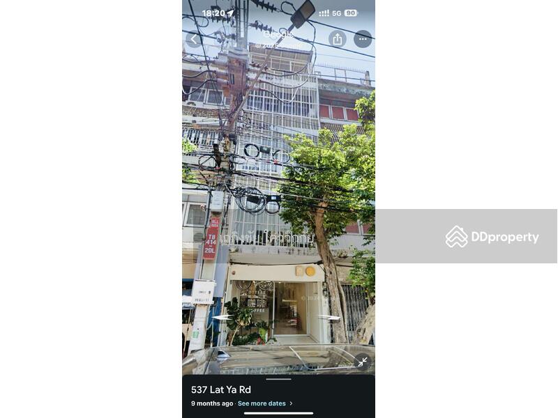 For Sale - Commercial building on main road Ladya near Icon Siam and BTS, shop house 5 floors, Bangkok