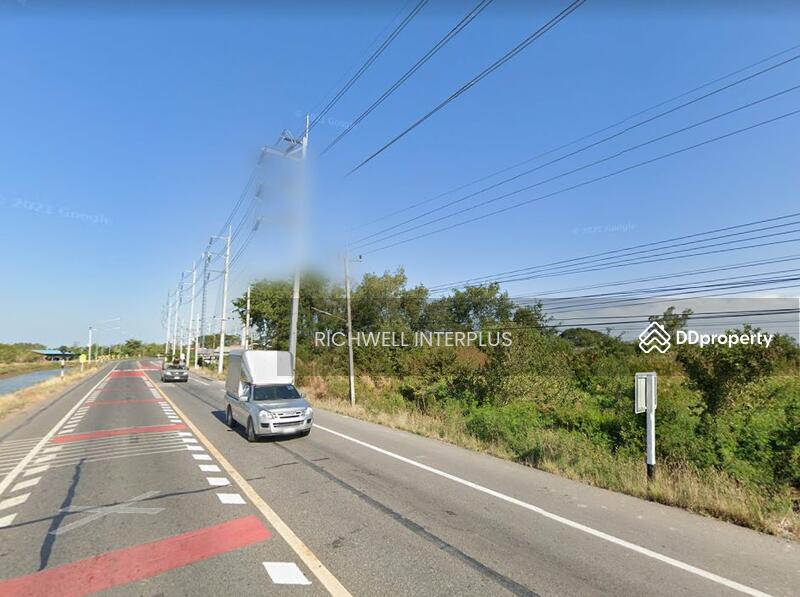 For Sale - Land for sale, 5 rai, next to Bang Pakong River, next to asphalt road, next to Bang Rong School,, Chachoengsao