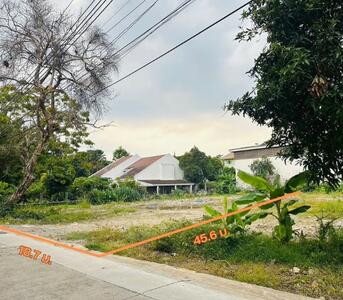ขาย - LST 155 ที่ดินแปลงสวย ซอยติวานนท์37 หัวมุมสี่เหลี่ยมหน้ากว้าง!!, นนทบุรี