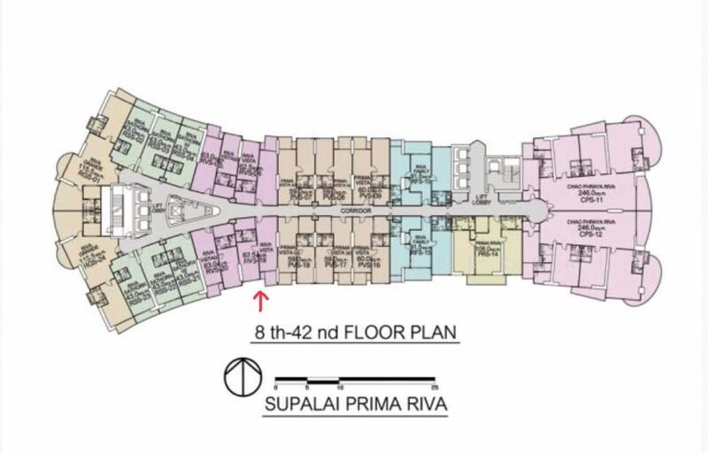 Supalai Prima Riva : ศุภาลัย พรีมา ริวา (Residential), กรุงเทพ, ถนนพระราม 3, ช่องนนทรี, ยานนาวา, กรุงเทพ, 63 ตร.ม., คอนโด ขาย, โดย Chutiphan Rerkrai, 11815844 - DDproperty.com