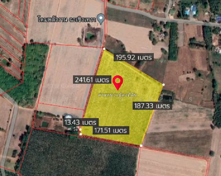 Land for sale, Khao Hin Son, 25 rai, near Road 331 - 6 km., Phanom Sarakham District, Chachoengsao, Khao Hin Son, Phanom Sarakham, Chachoengsao, , 40,192 sqm, Land For Sale, by RICHWELL INTERPLUS, 11816178 - DDproperty.com