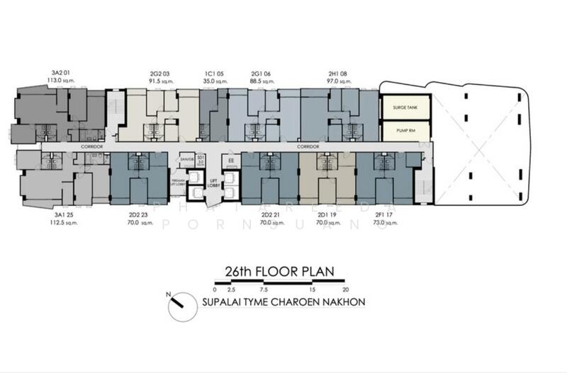 Supalai Tyme Charoen Nakhon, Bangkok, Charoen Nakhon Road, Bang Lam Phu Lang, Khlong San, Bangkok, 3 Bedrooms, 113 sqm, Condo Option To Buy, by Phatareeda Pornsuang, 11816808 - DDproperty.com