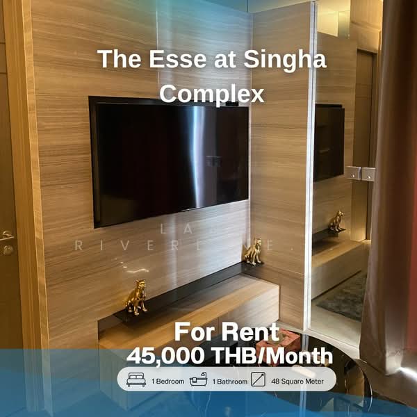 The Esse at Singha Complex, Bangkok, 1788 New Petchaburi Rd, Khlongtoei Nua, Watthana, Bangkok, 1 Bedroom, 48 sqm, Condo For Rent, by Land Riverline Real Estate, 11817779 - DDproperty.com