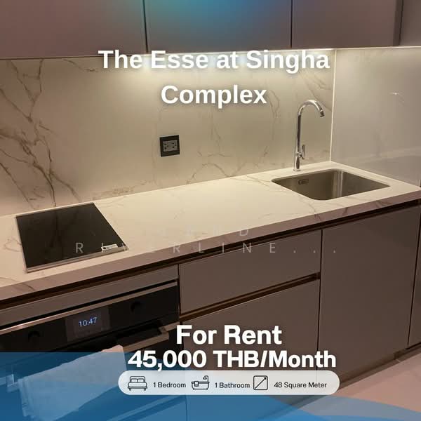 The Esse at Singha Complex : ดิ เอส แอท สิงห์ คอมเพล็กซ์, กรุงเทพ, 1788 ถนนเพชรบุรีตัดใหม่, คลองเตยเหนือ, วัฒนา, กรุงเทพ, 48 ตร.ม., คอนโด ให้เช่า, โดย Land Riverline Real Estate, 11817779 - DDproperty.com