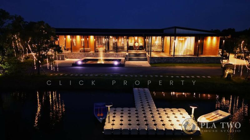 For Sale - House with 13 rai of land, Amphawa, Samut Songkhram