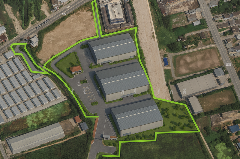 ภาพจำลอง โรงงาน บนที่ดิน