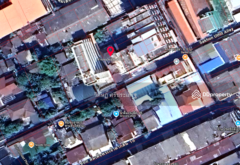 ขาย - ที่ดินพร้อมบ้านเนื้อที่ 93 ตารางวา ซ.ตากสิน 18 เขตธนบุรี, กรุงเทพ