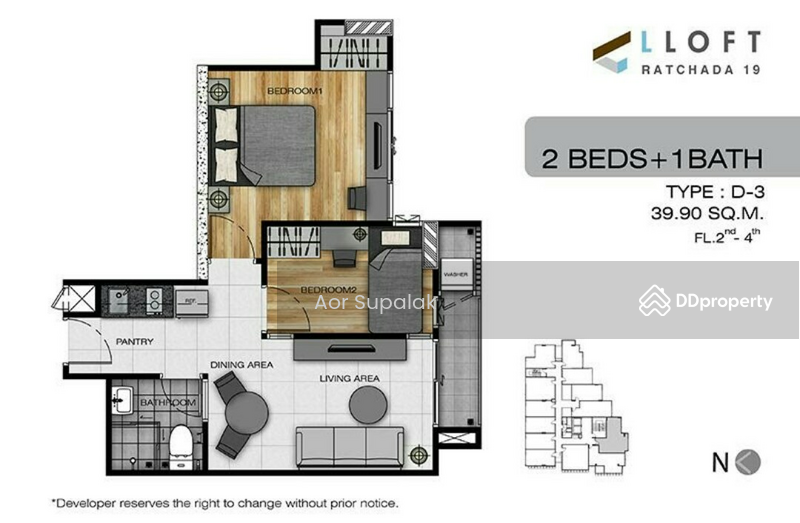 For Sale - L Loft Ratchada 19, Bangkok