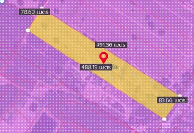 ขาย - ขายที่ดินพนานิคม 24 ไร่ สีม่วงลายติดถนนเส้น3376 ใกล้BYD-2.7กม. อ.นิคมพัฒนา, ระยอง
