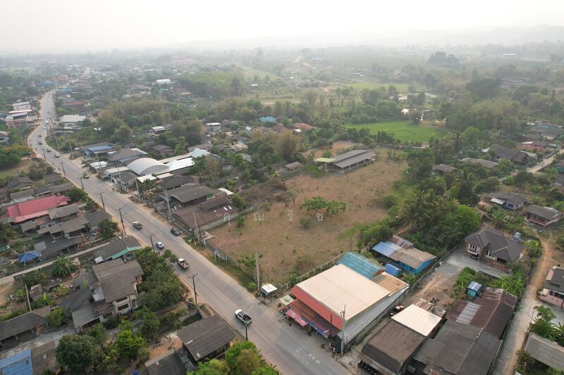 For Sale - ทำเลค้าขายได้ตลอด! แปลงใหญ่สุดท้ายติดถนนแม่จัน-ฝาง ตำบลแม่สาว!! ขายที่ดิน 4-2-12.2 ไร่, Chiang Mai