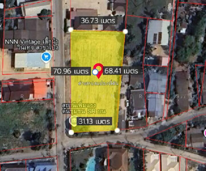 Land for sale in Pong Map Prachan, filled in, connected to road on 2 sides, area 1 rai (600 sq m),, Chon Buri (Pattaya), Poong, Bang Lamung (Pattaya), Chon Buri (Pattaya), , 2,400 sqm, Land For Sale, by RICHWELL INTERPLUS, 11831448 - DDproperty.com