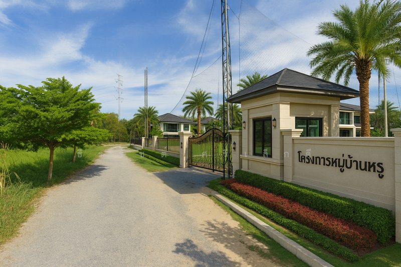 ภาพจำลอง หมู่บ้าน บนที่ดิน