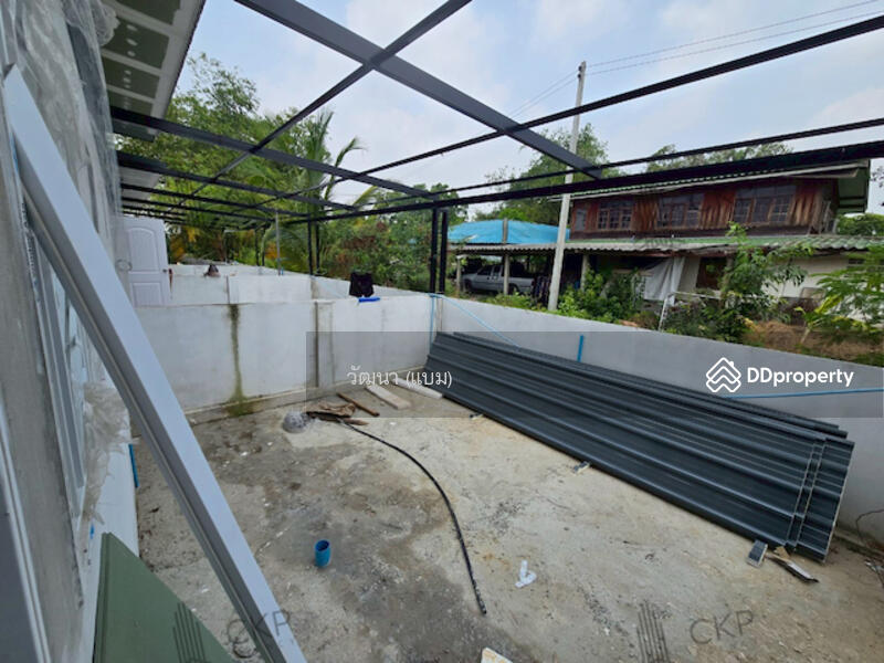 ขาย - 85672 - ทาวน์เฮาส์ชั้นเดียว (มือ 1) สร้างใหม่ ในซ.เลียบคลอง8 ติดเซเว่น ขนาด 29.3 ตร.วา, ปทุมธานี
