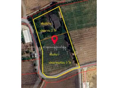 ขาย - ขายที่ดินหลังปั๊มน้ำมันปตท.มาลัยแมนกม.39 พื้นที่ 5 ไร่ อ.กำแพงแสน จ.นครปฐม, นครปฐม