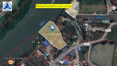 ขาย - ขายด่วน ราคาถูก ที่ดินติดแม่น้ำ เป็นแหล่งท่องเที่ยว, นครปฐม