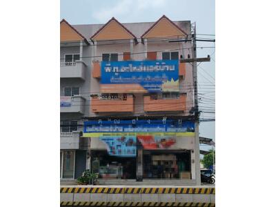 ขาย - ายตึกแถว 2 คูหา ตึกหัวมุม ตีทะลุ 4 ชั้น เนื้อที่ 39.7 ตร.วา ติดถนนไสวประชาราษฎร์, ปทุมธานี