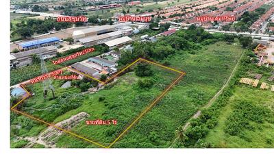 ขาย - ขายที่ดิน 5 ไร่ๆละ 1.1 ล้าน ใกล้หมู่บ้านเติมทรัพย์ บ้านฉาง ระยองและถนนสุขุมวิทเพียง 250 เมตร, ระยอง